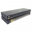 HDMI KVM svič CKL-9116H - 16 ports USB-B & HDMI 1.4a up to 1080p@60Hz (HDTV), console HDMI & 2 x USB-A / PS2 (keyb & mouse), switch: push button / hotkey; 3D, HDCP, EDID, HD audio, USB2.0 hub, 16 cables 1.8m, rack 19"