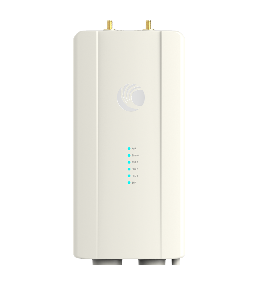 Cambium ePMP Force 400C PtP link 4.91-6.135GHz 802.11ax do 1Gb/s protoka sa 2 x RP-SMA za antenu, izlazne snage 28dBm (630mW), PoE Gigabit / GPON / 10GbE SFP+, 256bit AES kript, latency