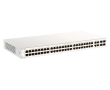 D-Link DBS-2000-52 Nuclias Cloud 52 port Gigabit upravljiv 19"/1U rackmount svič, 48xRJ-45+4xCombo RJ-45/SFP, Zero-touch provisioning, 16K MAC, Voice VLAN, 802.3az EEE, bez ventilatora