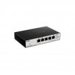 D-Link DGS-1100-05PDV2 5 port Gigabit Smart upravljiv PoE desktop svič, 2 PoE porta 802.3af, napajanje 802.3af/at Passthrough preko porta 5, 802.1Q VLAN, 802.1p QoS, IGMP snooping, Port mirroring, bez ventilatora