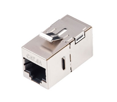 Modul RJ-45 / RJ-45 Inline Coupler STP Fully Shielded kat. 6A (SIC-C6A)