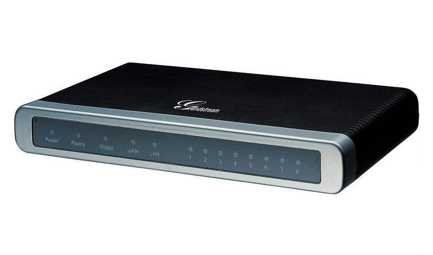 Grandstream GXW4108 Enterprise Voice-over-IP gateway / ruter sa 8 x FXO, 2 x LAN & WAN 10/100Mb/s, Multiple SIP accounts / 3 profiles per account, G.168 Echo Cancellation, Video surveillance input H.264
