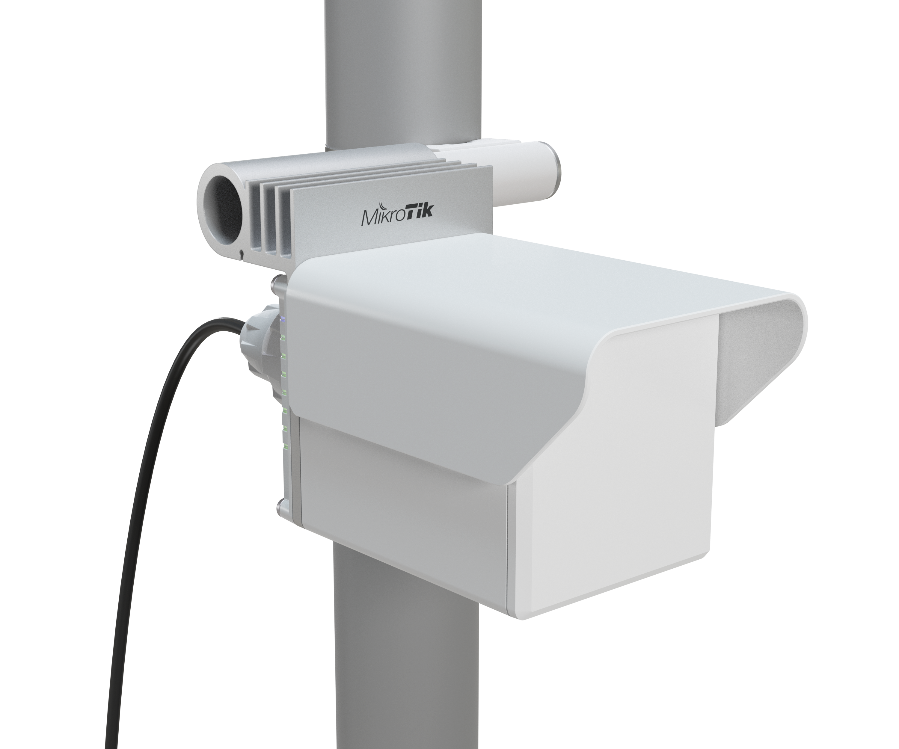 MikroTik Wireless Wire Cube Pro 60GHz + 5GHz gigabit CPE dometa 2.4km 802.11ay/ad + 802.11ac, plug & play, TDMA GPS sync, EIRP snaga 40dBm (10W), AES kript, PoE, dim. 115 x 95 x 82mm, temp -40º÷70ºC, ROS L4