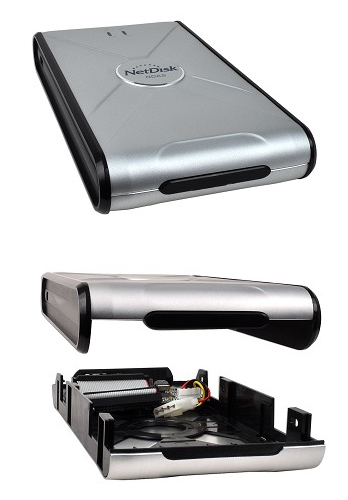 NAS server NetDisk ENCL-1P sa kućištem za 1 x 3.5" HDD IDE, Ethernet RJ-45 / USB 2.0