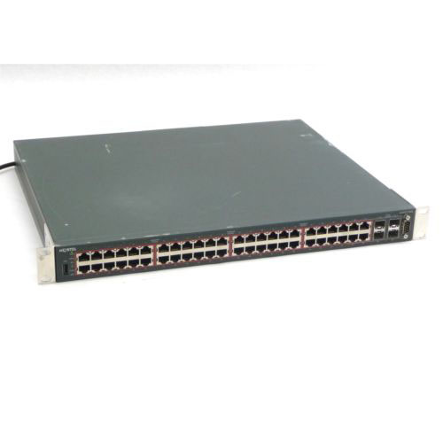 Nortel 4548GT-PWR Layer 3 upravljiv svič PoE 320W 1U/19" 48-port 802.3af Gigabit 10/100/1000Mb/s + 4 x combo Gigabit SFP, Static Routing/RIP/OSPF/ECMP/VRRP, RFB - korišćen, 1 god garancija (AL4500A14-E6)