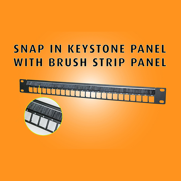 Patch panel 19"/1U sa 16 RJ-45 STP kat. 6 Fully Shielded, dual Krone LSA & 110 IDC reglete, držač kablova sa zadnje strane sa uzemljenjem (SP6-16-1U)