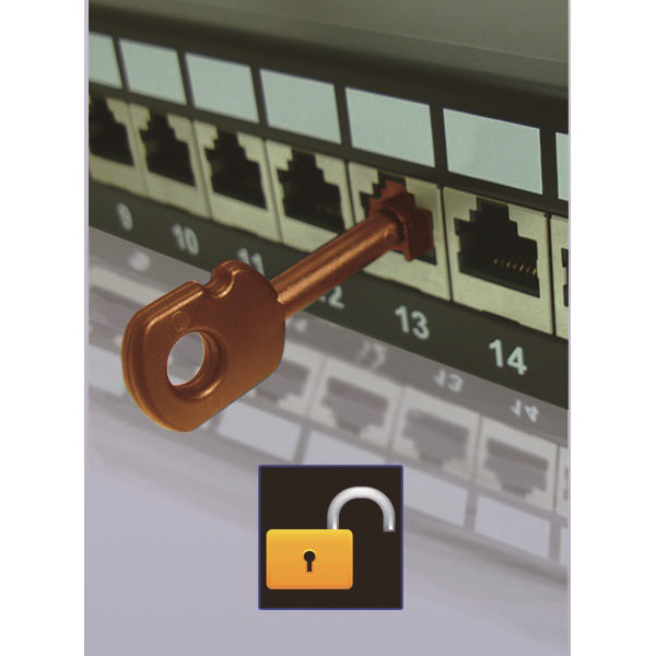 SC/SC singlemode/multimode fiber duplex adapter (2 x SC SM/MM), plavi