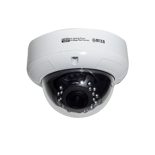 Kamera Anza Security AZHD-SDI159I-AVDL Dome IP66 Outdoor Anti-vandal dan-noć, 1/3" CMOS 720p HD, 60fps, ICR+DC iris, 4 x optički zoom, Vari-fokal 2.8-12mm, 21 IR LED domet 20m, ATW, DWDR, 3DNR, OSD meni, -20° do +50°