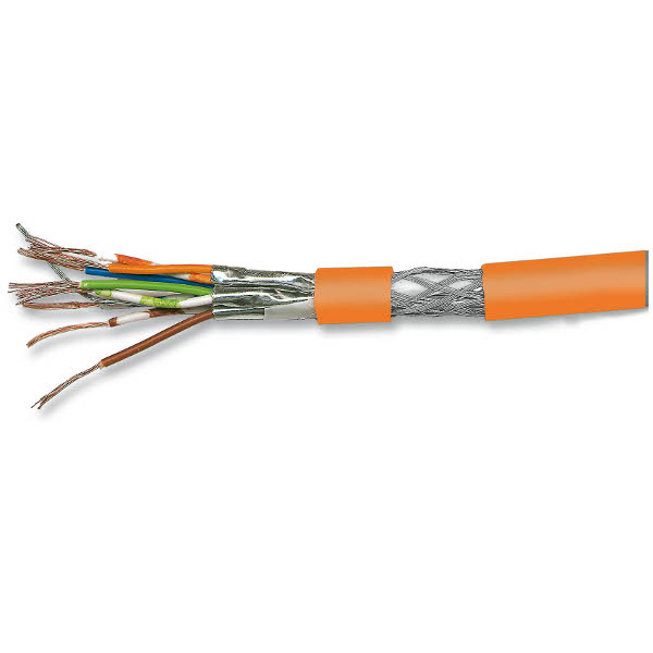 SFTP patch kabl kat. 7+ Draka UC900 SS27 S/FTP 4P LSHF-FRNC licnasti - testiran do 1000MHz za 10GBase-T, bez halogena, CPR Eca negoriv i nekorozivan; 802.3af/at/bt, Delta-EC, 3P, DNV, ABS & GHMT sertifikovan