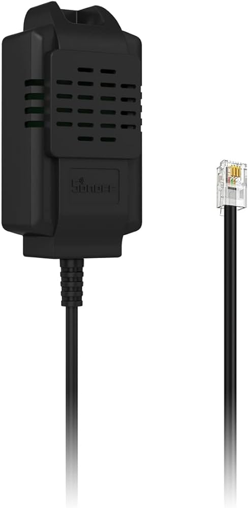 SONOFF THS01 smart-home senzor temperature i vlažnosti, povezuje se direktno na TH Elite i TH Origin prekidače i kontroliše eWeLink mobilnom aplikacijom, pigtail 50cm, meri temperature -40~+85°C i vlažnost 0~100%
