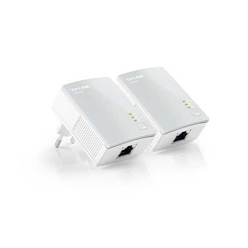 TP-Link TL-PA4010KIT 600Mbps AV600 Nano Powerline Adapter Kit (2 kom komplet) za mrežu preko strujne instalacije, mini dim. 65x52x28mm, plug&play instalacija, domet do 300m, patented power-saving, 128-bitAES kriptovanje