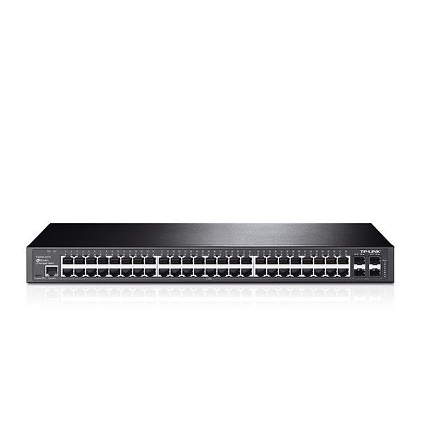 TP-Link TL-SG3452 Omada L3-lite upravljiv cloud svič 48 port 10/100/1000Mb/s + 4 SFP GbE, VLAN, SNMP, RMON, storm control, L2~L4 QoS, IGMP, ACL, port security, Zero-Touch Provision, Web / iOS / Android / Win / Linux ap