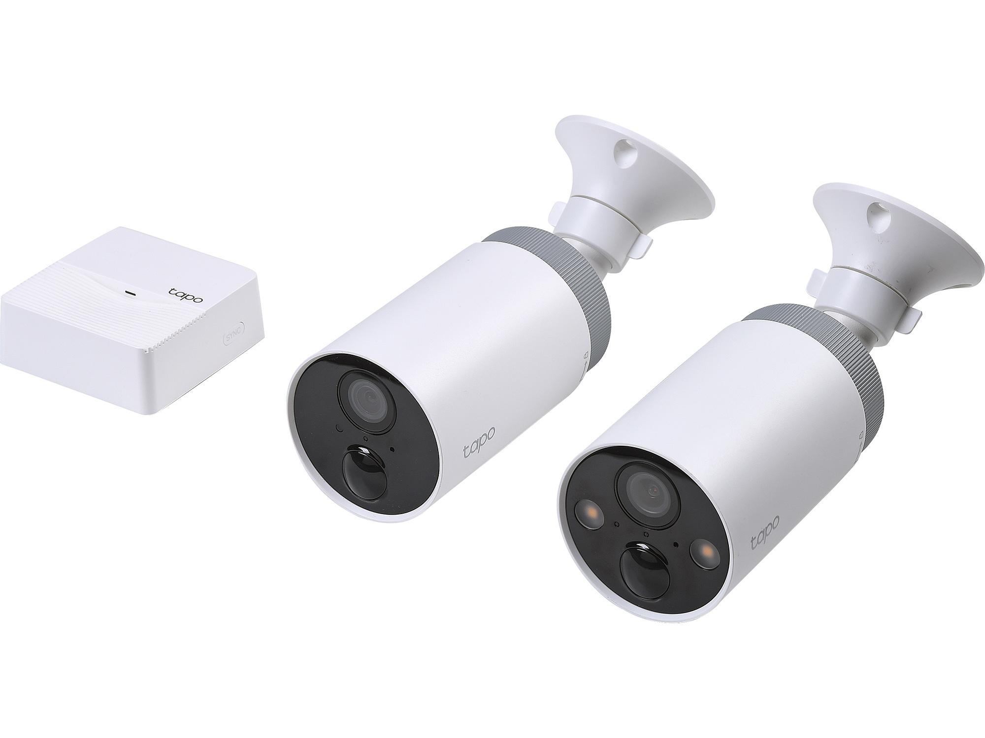 TP-Link Tapo C400S2 pakovanje 2 kom WiFi / žična smart IP kamera FullHD 1080p sa baterijom do 180 dana rada i H200 Hub za snimanje na microSD, IP65, H.264 dnevna / noćna do 15m, audio, alarm – detekcija pokreta, Tapo app